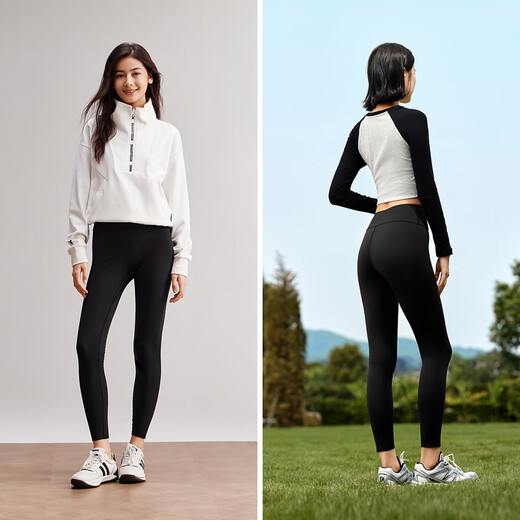 Semir Wang Yuwen's same style casual pants women's slim-fitting pants 24 autumn and winter nine-point shark pants 109724127002