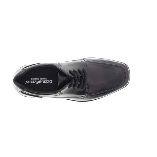 Deer Stags Boys' Sharp Oxford Shoes, Black//White Black//White 1 Wide Little Kid