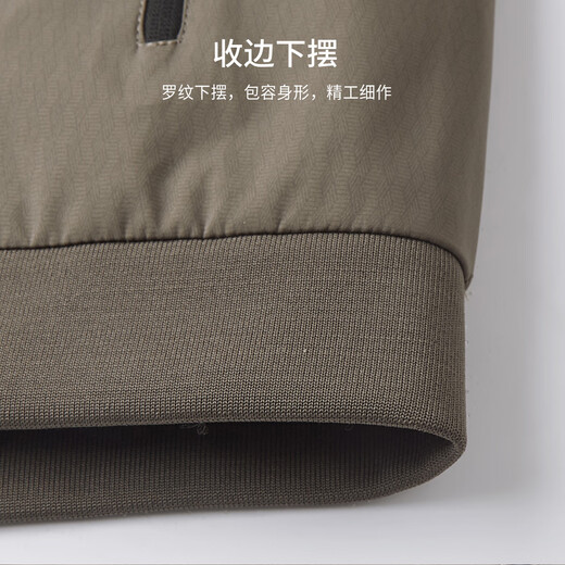 Shanshan Jacket Baseball Collar Men's Spring and Autumn Commuting Casual Lightweight Anti-Wrinkle Wear-Resistant Smooth Zipper Commuting Dark Pattern Printed Jacket