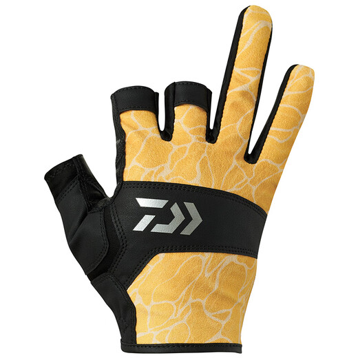 DAIWA Spring/Summer 25 DG-8025/8125 3/5 Finger Lure Fishing Gloves Stretch Outdoor Yudong Gloves DG-8125 5 Fingers Tide Blue L