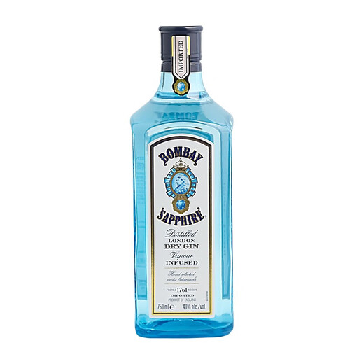 孟买蓝宝石洋酒 金酒 伦敦干毡酒 杜松子露酒BOMBAY SAPPHIRE GIN 孟买蓝宝石+君度