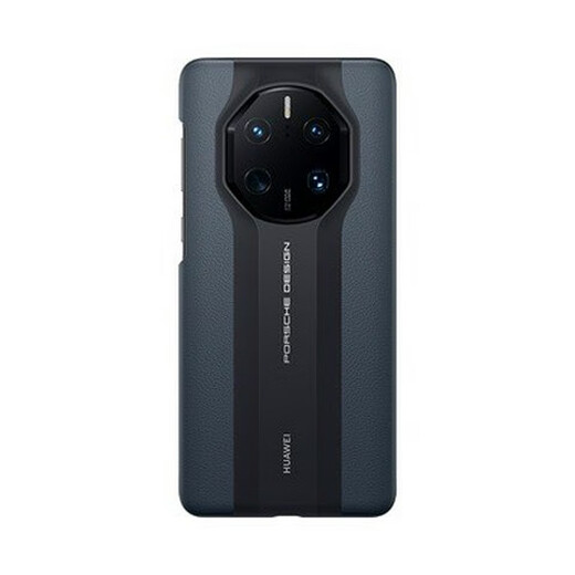 Huawei mate50 Porsche mobile phone case original genuine leather smart window flip cover Mute 50rs protective cover genuine leather back shell dark blue original Huawei Mate50RS Porsche design