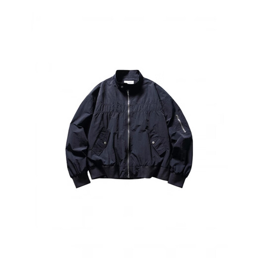 RONGXITU Japanese spring fashion brand contrasting lapel jacket men and women ins retro couple loose casual work jacket SSQ-691# blue M