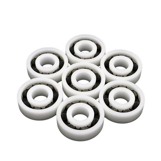 塑料轴承小微型尼龙POM624 625 685 698树脂内径3 4 5 6 7 8 9MM 柑红色 623 其他
