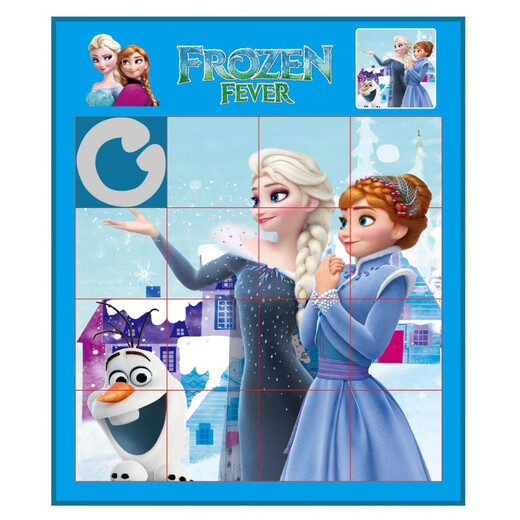 Cartoon Nichtmagnetisches Schieber Mobile Puzzle 16 Gitter Nostalgic Digital Magic Board Kinderspielzeug Anime Huarongdao Universe Superman