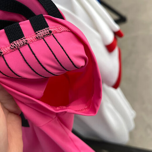 Adidas Neo short-sleeved women's clothing 2025 spring new running fitness training sportswear breathable fashion casual round neck T-shirt jv9859 pulse magenta XL
