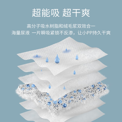 开丽婴儿一次性隔尿垫宝宝纸尿片尿布防水产妇护理垫床垫产褥垫 【升级品质款】S码80片(330*250m 0x0cm