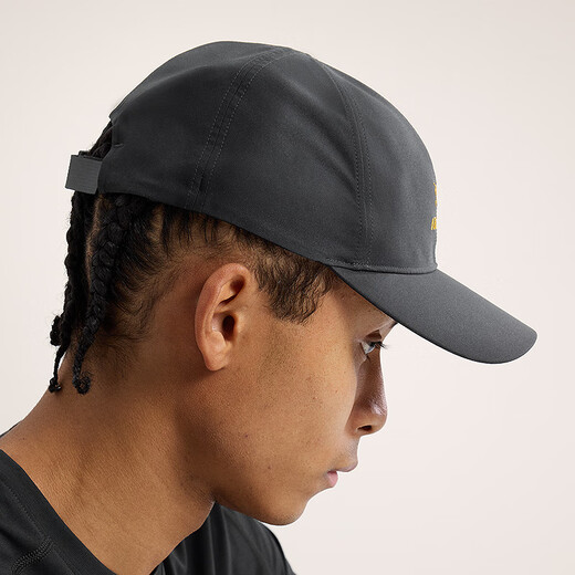 ARC'TERYX始祖鸟 BIRD WORD CAP 透气 男女同款 弯檐帽 24K BLACK/黑色 L-XL