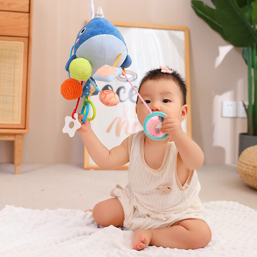 抽抽乐手眼协调婴幼儿玩具训练抓握婴儿车车载挂件八音盒拉拉乐 八音盒版