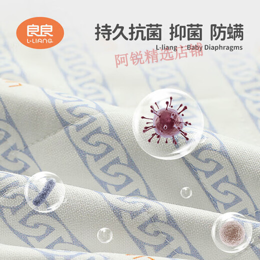 PAD Ramie de séparateur d'urine Liangiang Ramie Grand bébé étanche d'été Breat-né nouveau-né coton lavable coton coton petit ours gris 1 bande de coton (81x60cm)