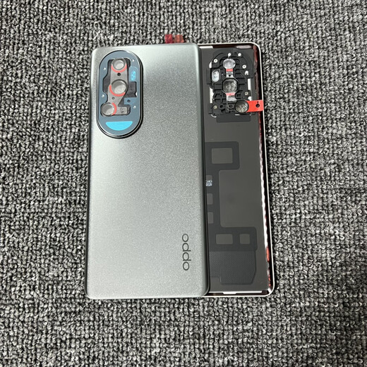 OPPOreno10 original back cover, Reno10pro 10Pro+ original back cover, mobile phone battery back case, Reno10 Yicai Blue, original back cover with lens, can be purchased after-sales case