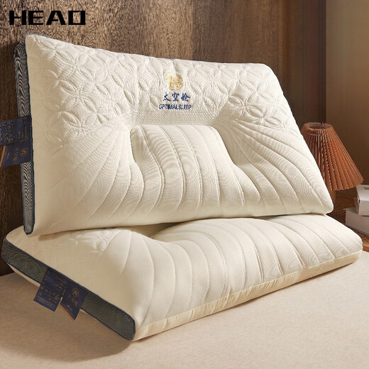 SHULIQIAN pillow for sleeping, cervical vertebra latex pillow, a pair of cervical vertebra pillows, neck protection pillow core, zero pressure sleep, space memory, space capsule latex pillow neck protection style - low pillow 48*74cm/only