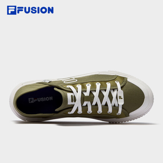 FILAFUSION斐乐潮牌一脚蹬半拖帆布鞋夏季板鞋穆勒鞋运动鞋男鞋