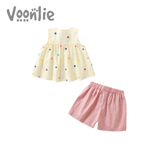 Fanli Girl Summer Suit Set 2025 New Fashionable Children's Clothes Baby Little Girl Short Sleeve Two-Piece Set Summer
