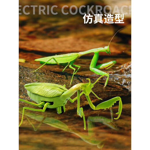 Jiatuling Remote Control Mantis Simulación eléctrica Juguetes Douyin Prank Artifact Cockroach Los niños pueden mover los animales de rastreo de araña [Versión clásica - Control remoto Ladybug] Modelo rojo 9922+ Estándar oficial