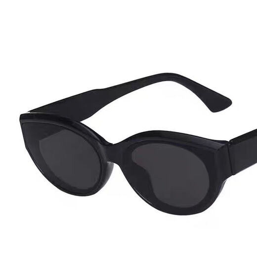 Jennies gleiche Sonnenbrille für Frauen Outdoor -Fotografie Sonnenbrille Sonnenbrille Retro Heiße Mädchen Katze Augen zeigen kleine Brillen europäische und amerikanische Katzenaugen Sonnenbrille [1]