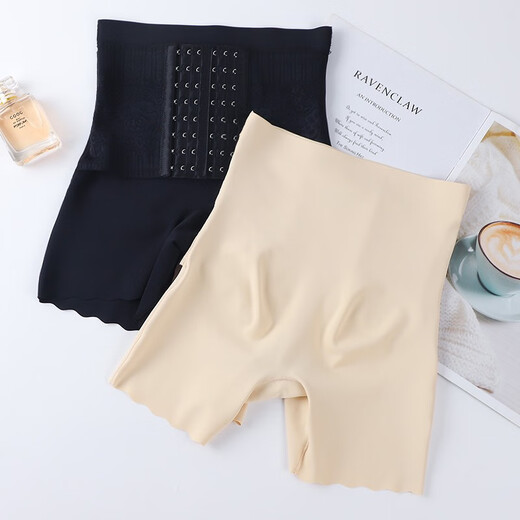 GPHF Japanese high waist belly-closing pants strong belly-closing and strong hip lifting pants for women postpartum shaping and waist-burning underwear single strip 9922 black M (90-105Jin [Jin equals 0.5 kg]