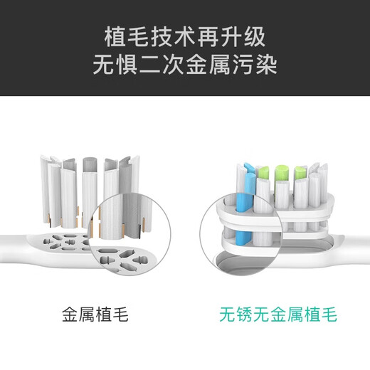 Original suitable for Philips electric toothbrush head hx684a/684b/684c/684e/684j/684p/684w 6-p W2 white diamond cleaning type 6-pack