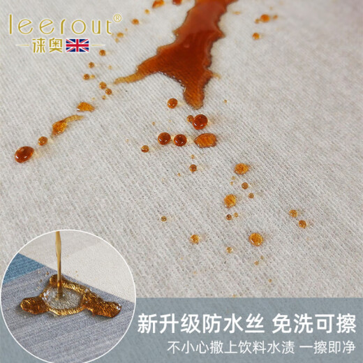 徕奥leerout客厅地毯免洗可擦沙发地垫大面积全铺房间高级感家用防水 简约15601号 400cm*240cm （定制不退不换）