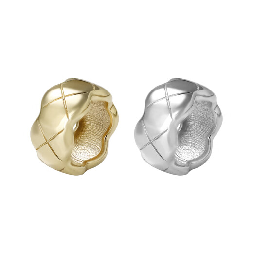 Chishe 18K plain gold lace grid