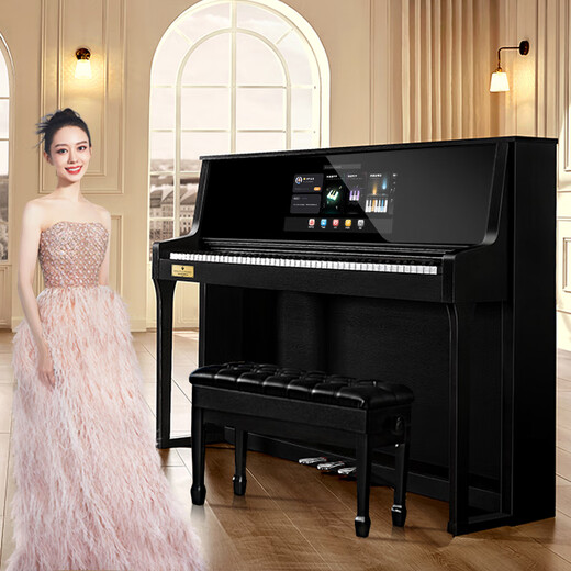 TERENCE PIANO智慧钢琴立式88键重锤电钢琴智能自动挡弹唱自学电子钢琴新手入门 特伦斯Ai钢琴+终身会员
