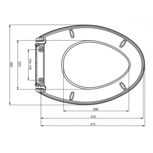 Kohler Original K-4141T Slow Down Cover Cover Wathing 3869/3902/5722/18609 En forma de V 1381 con 4141