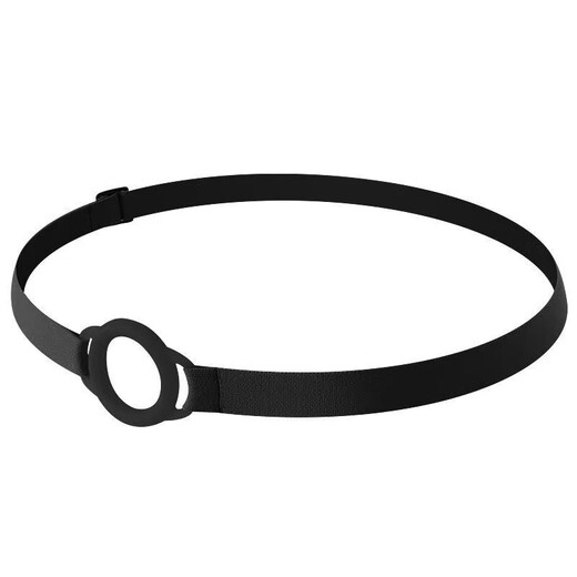 Men's sexy lifting underwear new silicone JJ set locking ring thong solid color single size high elastic delay black small 2.8CM belt adjustable size Single size belt adjustable size