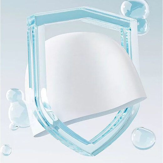 Xinnan swimming goggles with earplugs and swimming cap HD large frame adult and children's swimming goggles comfortable set flat diving equipment white