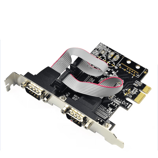 
Xiba FG-EMT03CPCI-E2 port RS232 serial port expansion card 9-pin com card E1-PCE99100-2S FG-EMT03C-N (AX99100 chip)