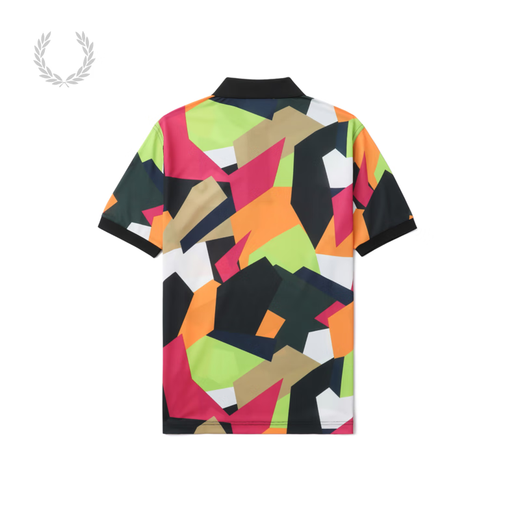 Fred Perry男士休闲POLO衫2025夏季翻领宽松麦穗刺绣短袖潮M9856 MLX/网球蓝 XS