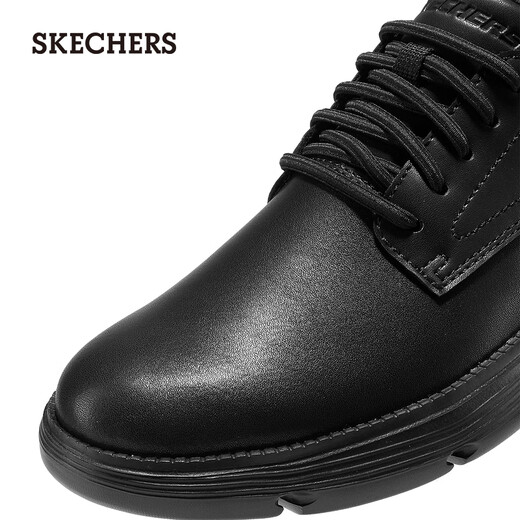 SKECHERS flash shoes men's business shoes autumn thin slip-on derby shoes soft sole comfortable work casual shoes 205353