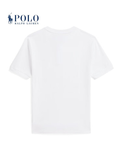 Polo Ralph Lauren Boys' Classic Jersey Cotton Short-Sleeved Henley RL43135 100-White S (7)