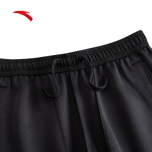 ANTA KT Sports Sweatpants Men's New Basketball Loose Casual Breathable Men's Pants Black Sports Pants Trousers Simple Flat Mouth Basic Black 1308-1 L (Male 175)