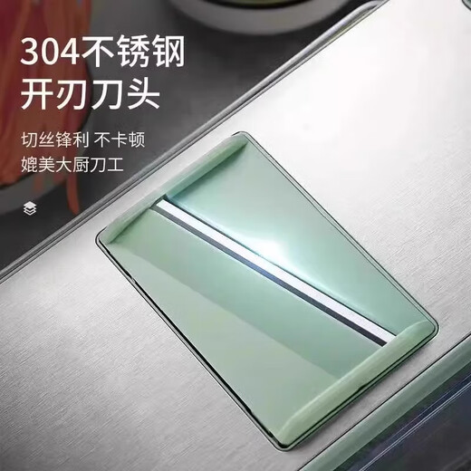 Multifunctional vegetable cutter grater household thick wire kitchen vegetable cutter fast grater artifact slicer grater upgraded all-steel panel 5 blades + hand guard