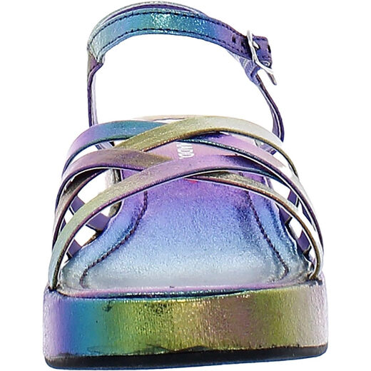 Steve Madden Girls' Shoes Unisex Crazy Wedge Sandals, Multi Multi 3 Little Kid
