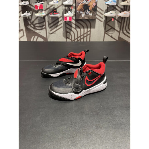 Nike (NIKE) children's shoes for boys and girls Velcro non-slip casual basketball sports FJ1391-001 29.5 -12C-foot length 18cm