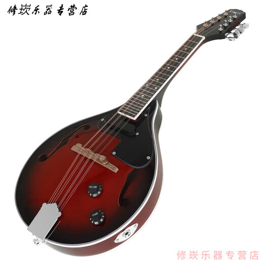 南仲藏族吉他八弦曼陀铃琴 西洋乐器电声曼陀林曼陀罗 民族乐器曼陀铃 日落黄色
