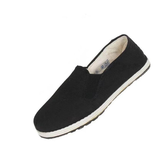 3520 manufacturer supplies 3520 cloth shoes, old Beijing cloth shoes, elasticated slip-ons, labor protection work shoes, mille-layout cloth shoes, black 43