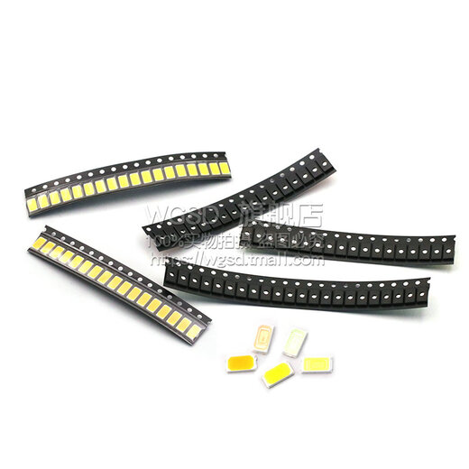 Dafurui LED SMD lamp beads 0.2W 0.5W cold white red light positive white light warm blue emerald green yellow highlight meter 5730 ice blue light 0.5W150MA 3.3-3.6V (30 pcs