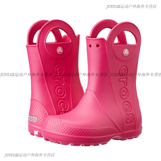 卡骆驰（crocs）卡骆驰轻便防水户外男女儿童雨鞋中高筒雨靴12803 石英粉 6UR M C12(29-30码) 180m