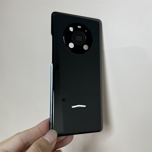 华为（HUAWEI）【品牌原装】适用于mate40手机后盖e玻璃40pro原装后壳 Mate40/40E后盖【亮黑色】 全原全新带镜框