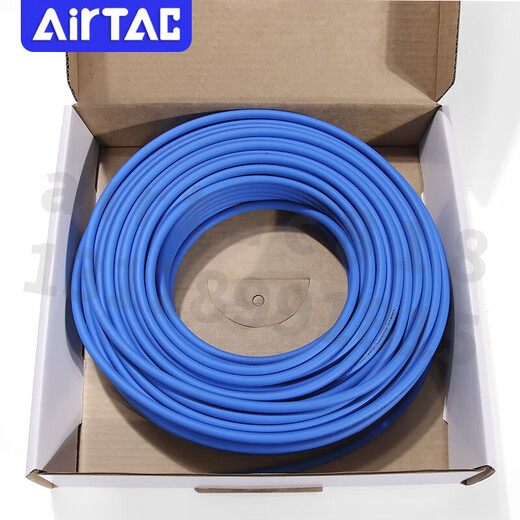 Yadeke UWS98A double-layer flame-retardant PU air pipe 6X4/8X5/10X6.5/12X8mm high temperature anti-scalding and fire-proof flame retardant pipe 6X4 blue 50 meters inner pipe outer diameter 6