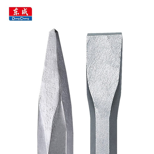 Dongcheng electric hammer chisel impact drill bit electric pick tip chisel pickaxe flat chisel square handle round handle hexagonal handle widened and lengthened shovel 65 electric pick tip chisel-30X400
