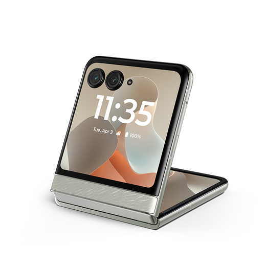 Motorola moto razr60 2025 flagship Hertz co-branded model 3.6-inch large external screen Sixth generation foldable new mobile phone 600,000 times folding certification Wet hand touch razr60 Marshmallow White 12G+512G Subsidized price Official authentic National warranty Post pictures and get gifts