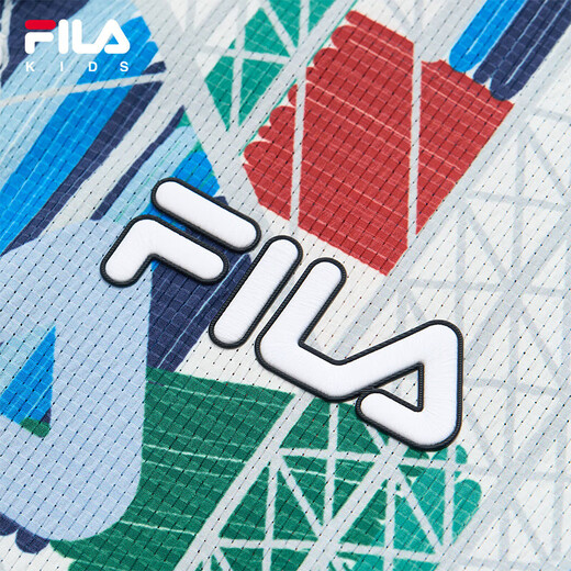 Fila x Pompidou Center Fila Children's Clothing Children's Shirt New Men's and Large Children's Casual Short-Sleeved Tops Full Print One-ZA 150 cm