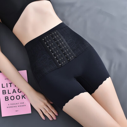 GPHF Japanese high waist belly-closing pants strong belly-closing and strong hip lifting pants for women postpartum shaping and waist-burning underwear single strip 9922 black M (90-105Jin [Jin equals 0.5 kg]