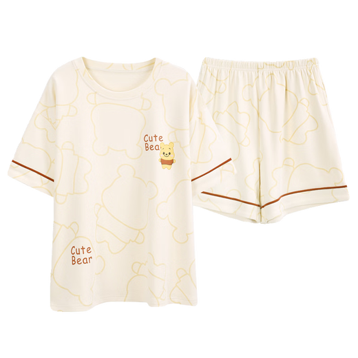 MODAL 2025 Nouveau pyjamas pour femmes en été coton pur shorts shorts minces coton d'été peut être porté à l'extérieur de la maison pour les femmes YX-9848 L