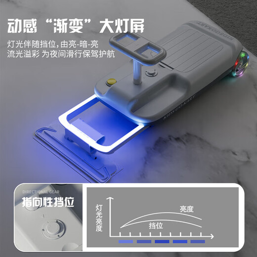 京物质选儿童电动扭扭车1-3-6岁5大马力成人大人玩具宝宝小孩拖地婴幼儿 双驱灰丨 12V7A+双电机+澎湃动力 一周岁礼物成人摇摇车充电溜溜车