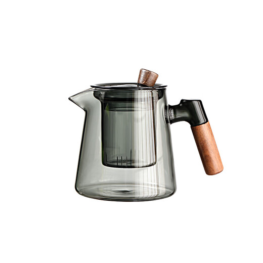 Soot meditation pot male cup high borosilicate high temperature resistant Xiangyun buckle master cup cup tea tray set with cup holder