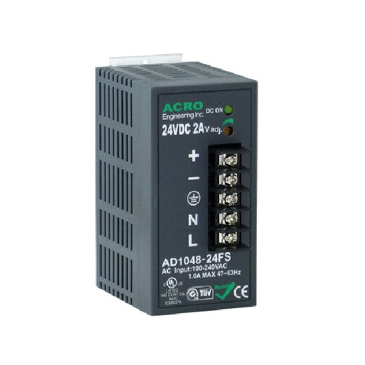 原装艾可导轨开关电源AD1048-24FS安装方便保修三年24V2A